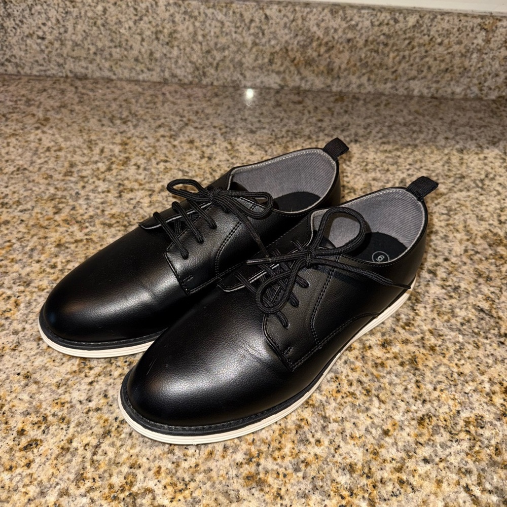 Cat & Jack Black Kids Dress Shoes
